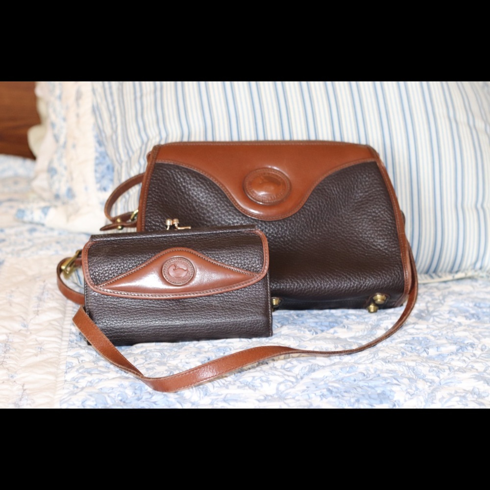 Dooney and Bourke vintage bag and matching wallet